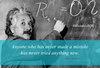Albert Einstein Quote about Mistakes 